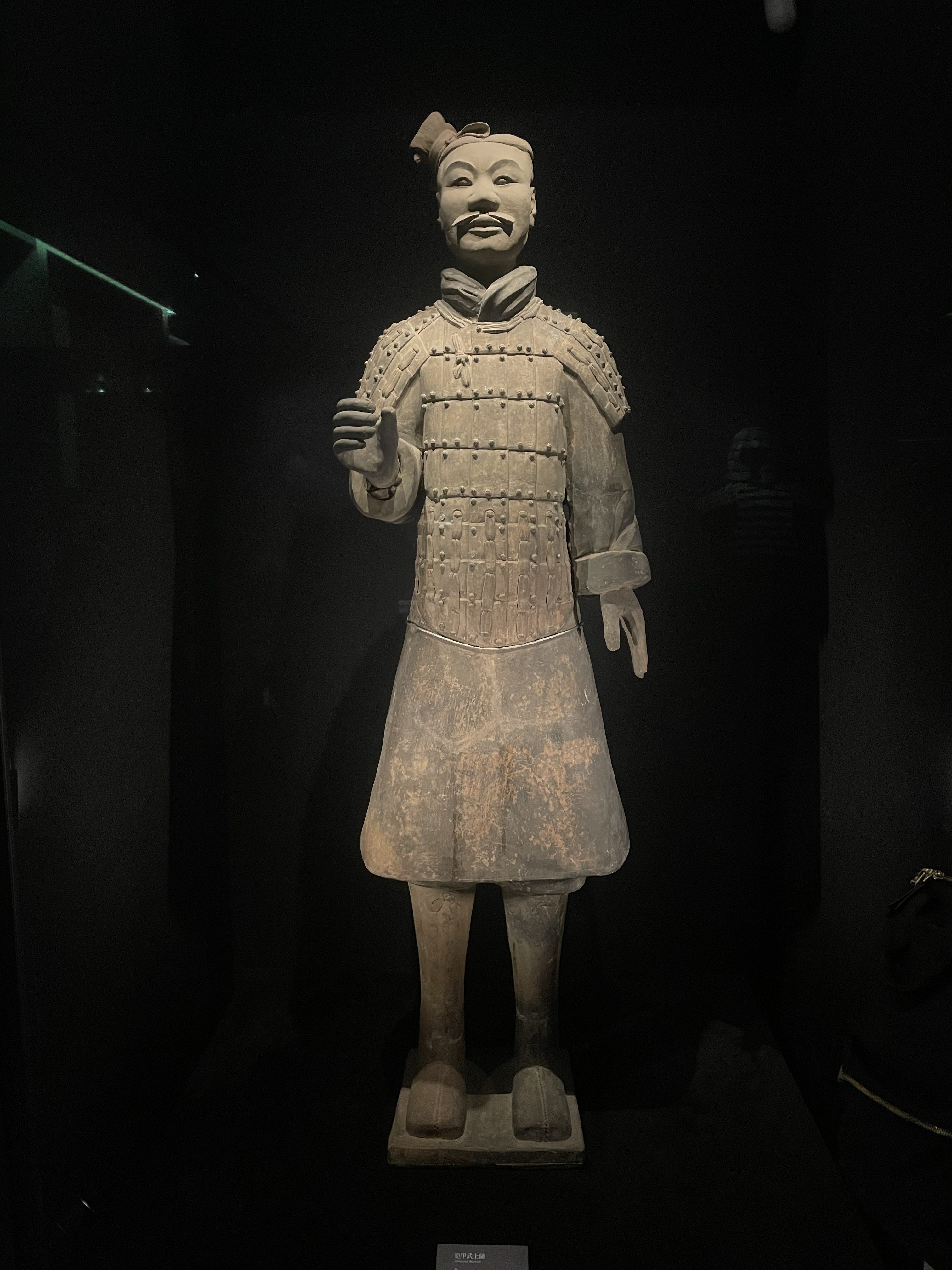 A terra-cotta Warrior, displayed at Shaanxi History Museum (Hall of Qin & Han)